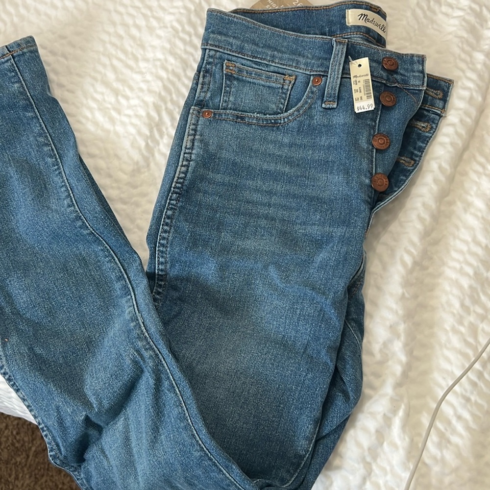 Madewell high rise skinny